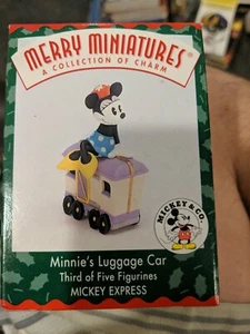 Coche de equipaje Hallmark 1998 Merry Miniatures Minnie's - Imagen 1 de 2