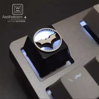 DC Batman Transparent light Keycap Metal Key cap For Cherry MX Keyboard 1pcs - Image 1 of 4