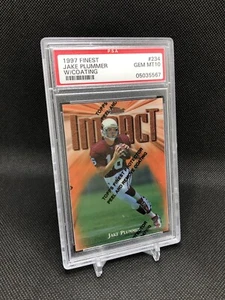 1997 Topps Finest Jake Plummer “IMPACT” Rookie Card No. 234 PSA 10 W/ COATING 🔥 - Picture 1 of 24