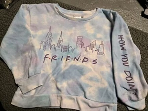 F.r.i.e.n.d.s the television series crewneck Tie Dye Girls large - Picture 1 of 5