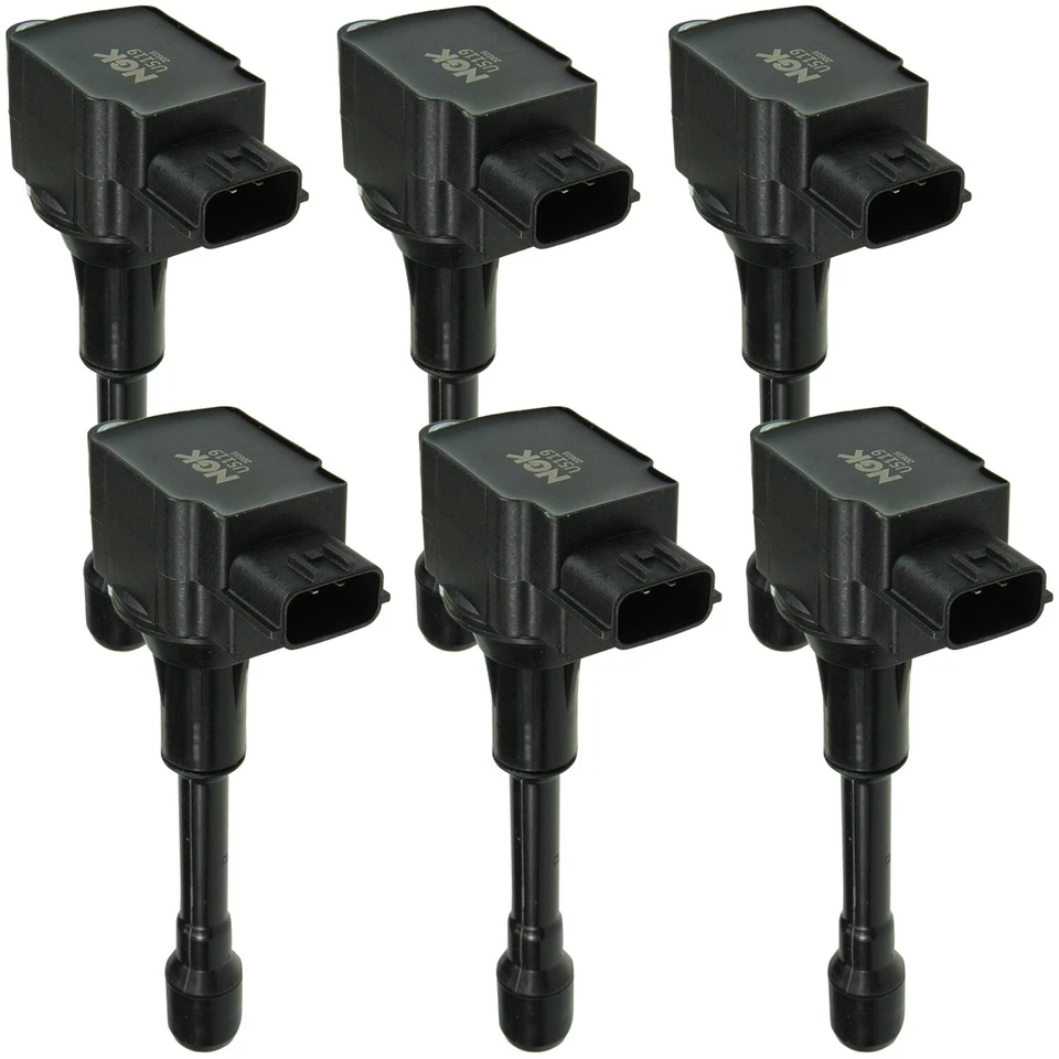 Juego de 6 bobinas de encendido NGK en enchufe sin distribuidor para Infiniti FX50 M56 Q70 Q70L Foto 1 de 1