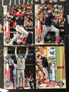 2020 Topps Washington Nationals World Series Set Juan Soto Strasburg 💥
