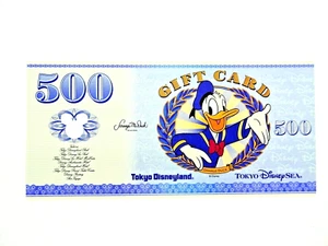 Disney Dollar Donald Duck Limited to Tokyo Disney 500 yen Uncirculated - Picture 1 of 4