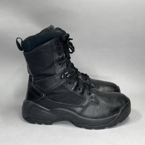 5.11 Tactical ATAC 2.0 Boots Women's 9 Black Leather 8" Side Zip Tactical Work - Picture 1 of 13