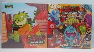 Smash Monster Rampage Board Game + Mega Monster Expansion 5th Street Games NIB - Picture 1 of 3