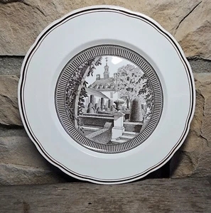 Williamsburg VA Garden Club of America Through The Ages 1938 Wedgwood Plate - Picture 1 of 4