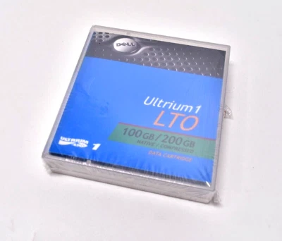Dell Ultrium 1 LTO Data Cartridge Tape 100GB native / 200GB Compressed NEW - Image 1 of 3