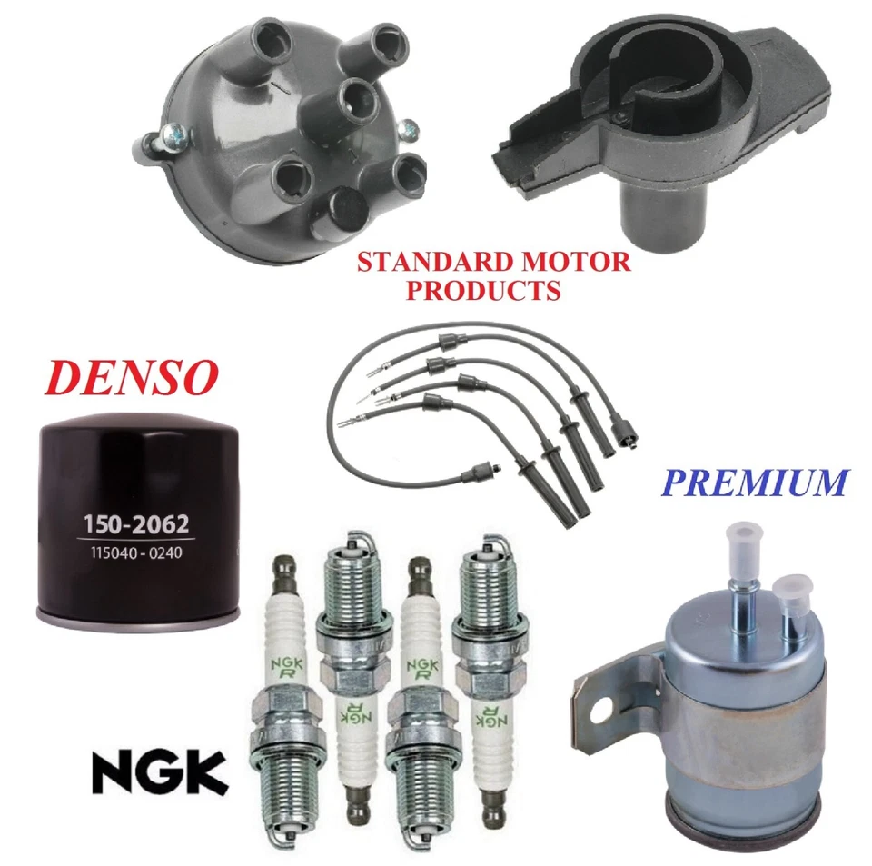 Tune Up Kit Filters Cap Spark plugs For CHRYSLER LEBARON L4;2.5L;Turbo 1991-1992 - Image 1 of 1