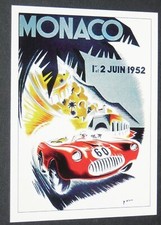 2007 SPORTING PROFILES CARD #11 1952 RACING GRAND PRIX MONACO