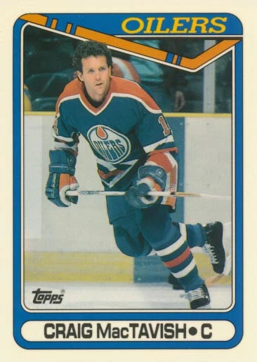 1990-91 Topps Tiffany #189 CRAIG MacTAVISH - Edmonton Oilers - Bild 1 von 1