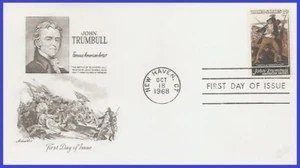 USA4 #1361 U/A ARTMASTER FDC John Trumbull - Foto 1 di 1
