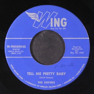EMPIRES: tell me pretty baby / by the riverside WING 7" Single 45 RPM - Picture 1 of 2