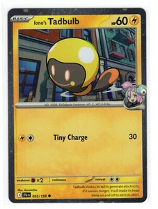 Pokemon Journey Together 052/159 Iono's Tadbulb Cosmos Holo Exclusivo - Imagen 1 de 1