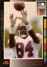 1992 Wild Card WLAF Football Trading Cards Pick From List