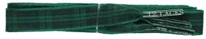 Reloj TZ Cordones Plano 10mm x 90cm Negro Tartán - Imagen 1 de 2