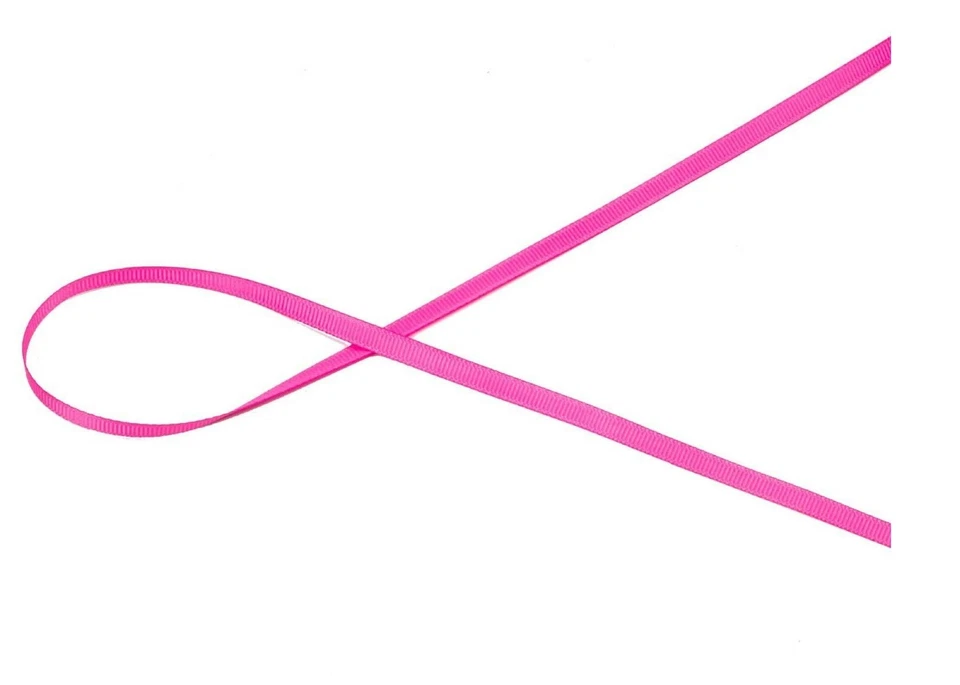 1/4" Wide  Shocking Pink Grosgrain Ribbon - 50 Yard Spool (GR010134) - Image 1 of 1