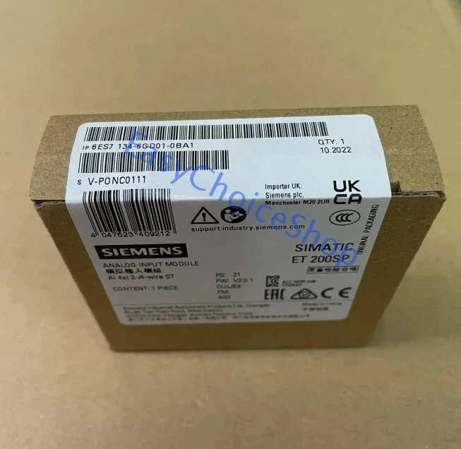 1PCS New Analog Input Module SIEMENS 6ES7134-6GD01-0BA1 Fast Shipping - Image 1 of 1