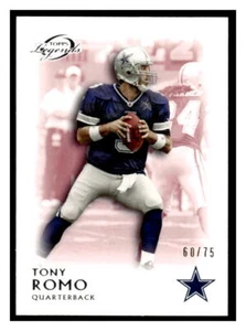 2011 Topps Gridiron Legends #39 Tony Romo Red #/75 - Foto 1 di 2