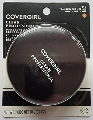 CoverGirl Clean Professional Loose Powder 115 Translucent Medium 0.7oz New - Image 1 of 2