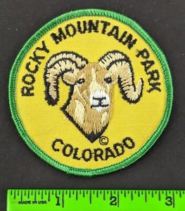 Vintage Rocky Mountain Park Colorado Patch - Picture 1 of 2