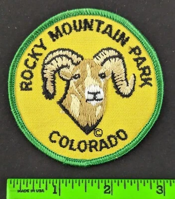 Vintage Rocky Mountain Park Colorado Patch - Image 1 of 2