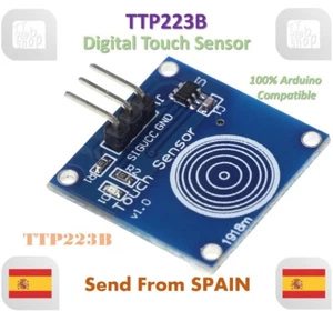 TTP223 TTP223B Jog Digital Touch Sensor Capacitive Touch Switch Module - Imagen 1 de 7