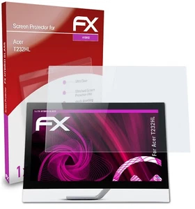 atFoliX Glas Schutzfolie für Acer T232HL Schutzglas 9H Hybrid - Glas - Bild 1 von 8