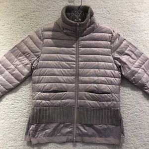 SOSKEN Studios Puffy Down Jacket Women Size 1 Marisa Minicucci Purple - Picture 1 of 16
