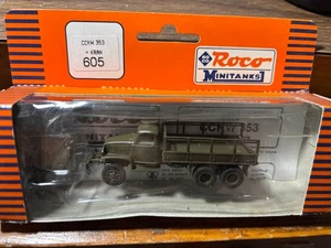 Roco Minitanks 605 orange Box CCKW 353 2,5 Tonnen LKW Hard Cab LIMA35 1/87 - Bild 1 von 1