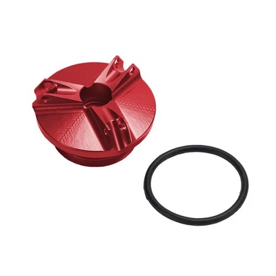 Bouchon remplissage d'huile rouge pour Yamaha R1 R6 R3 MT-03 MT-07 FZ1 FZ6 FZ8' - Photo 1/4