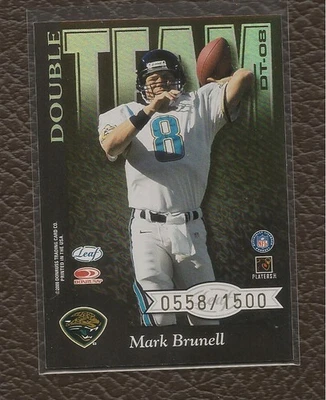 2000 Quantum Leaf Double Team Mark Brunell / Fred Taylor /1500 Jacksonville - Image 1 of 2