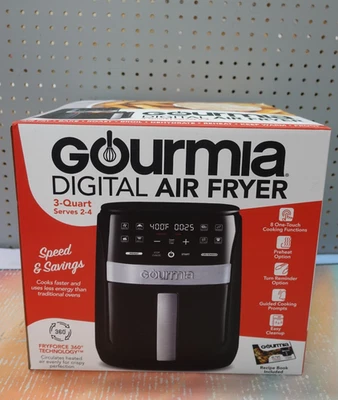 Gourmia 3Qt Digital Air Fryer - Image 1 of 4