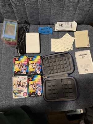 Polaroid Zip Mobile Photo Printer With Paper Charger Frames Carrier Works! - Image 1 of 4