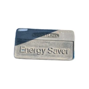 CC50 Freightliner Energy Saver Brass Plaque Emblem Vntage 1980s FREIGHTLINER COE - Picture 1 of 7