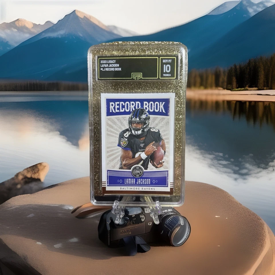 Lamar Jackson 2020 Panini Legacy - Record Book  #RB-LJ - Image 1 of 4