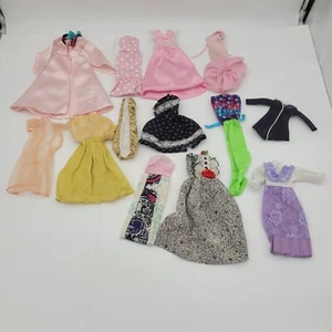 Vintage Barbie Doll Clothes Dresses 13 Piece Lot 1980’s 90’s - Picture 1 of 9
