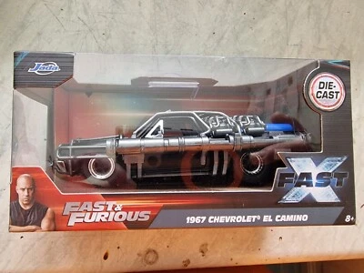 Fast and Furious Fast X 1967 Chevrolet El Camino With Cage 1:32 Jada 34733 - Image 1 of 2