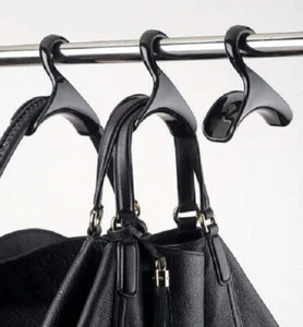 Bag-a-Vie Black HandBag Hanger Closet Organization Hooks - Perfect for Parties! - Picture 1 of 6