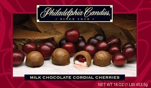 Philadelphia Candies Cerezas Cordiales Cubiertas de Chocolate con Leche con Centro Líquido - Imagen 1 de 7