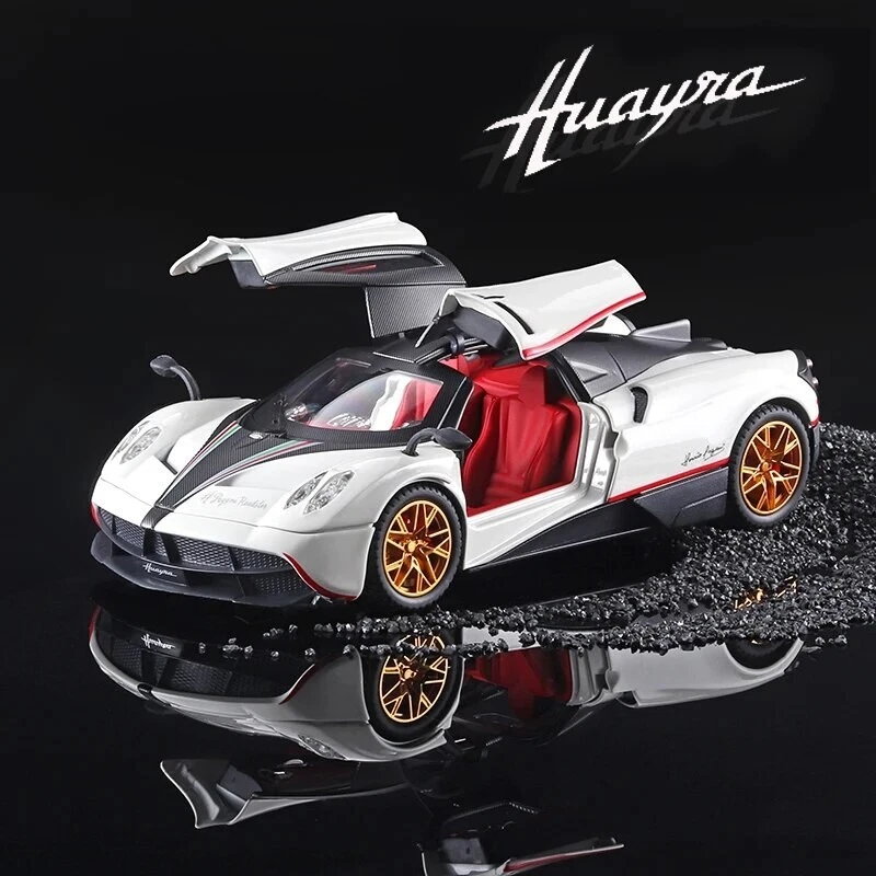 ✅Voiture 1/24 Pagani Huayra Auto Car Diecast Model Sport 1:24 Modèle collection - Photo 1/3