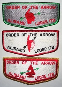 Alibamu Lodge 179 OBV (square corner) OA Flap Set - Tukabatchee Area Council - Picture 1 of 1