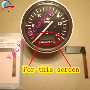 Volvo Penta Marine Yanmar Tachometer Hour Meter LCD Display & ribbon - Bild 1 von 6