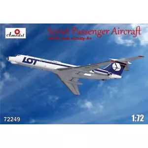 Amodel 72249 Tu-134 Tupolev Lot Airlines Nato Name Crusty model kit, 1/72 scale - Picture 1 of 11