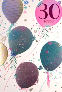 30th Birthday Card Female (#31531-3) - Picture 1 of 2