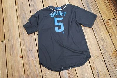 Jersey abotonado David Wright juvenil talla grande de los New York Mets tallas 14/16 Foto 1 de 2