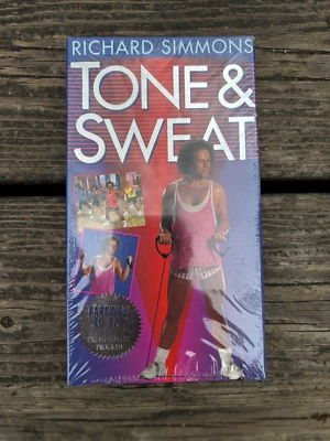 Richard Simmons “Tome and Sweat VHS Tape Workout 1994 - NEW / SEALED - Image 1 of 4