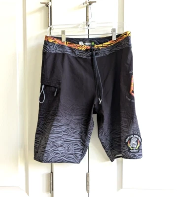 Volcom Board Shorts 30 Mod Tech Pipe Pro 2018 North Shore Oahu Banzai Pipeline - Image 1 of 4
