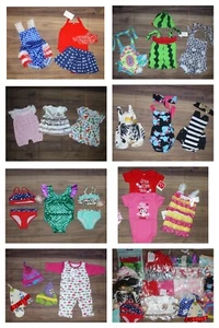 NEW Baby Girls Spring Outfit Clothes Lot 0-6 0-3 3-6 M Boutique Wholesale - Picture 1 of 9