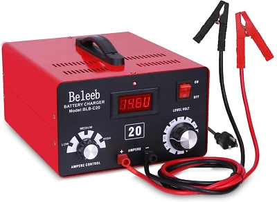 C20 Adjustable Battery Charger 12V/24V/36V/48V High-Voltage Battery Desulfator - Image 1 of 4