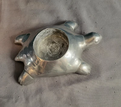 Vela de luz de té tortuga plateada de hardware de restauración Foto 1 de 4